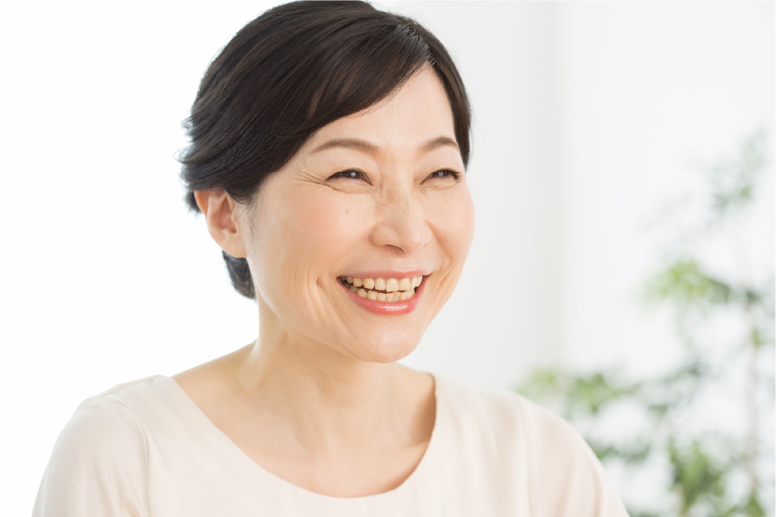 綺麗な歯でとびきりの笑顔